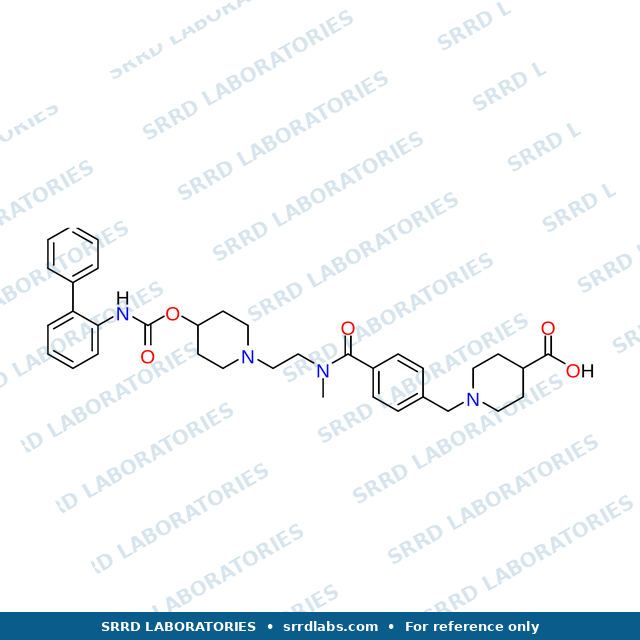 Chemical structure of Apixaban Amino Acid Impurity — SRRD Laboratories