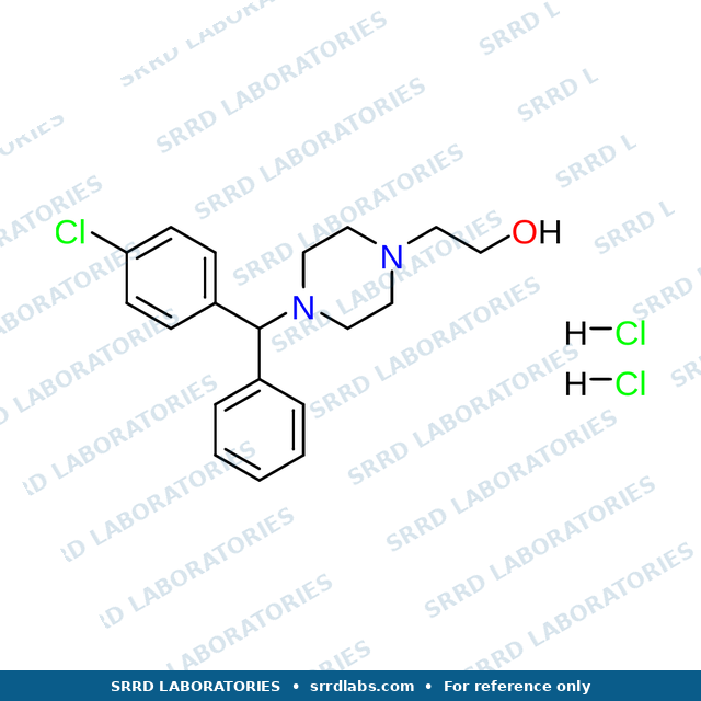 Chemical structure of Cetirizine EP Impurity G — SRRD Laboratories